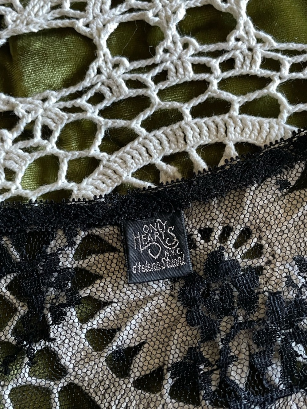 Whimsygoth black lace top - Picture 8 of 8